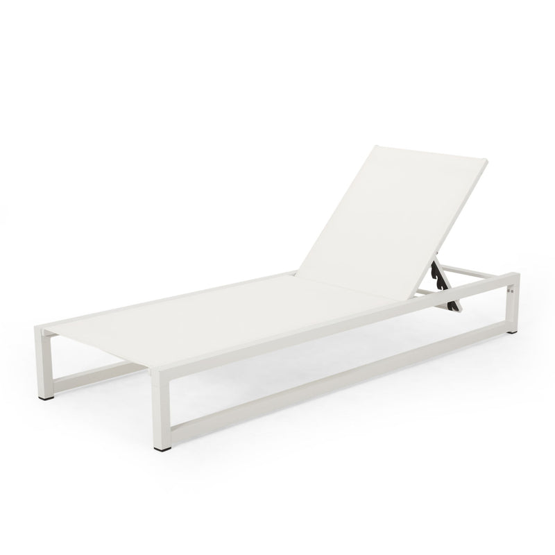 Venice - Chaise Lounge - White