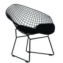 Load image into Gallery viewer, Metal Lounge Chair With Pad - Black
