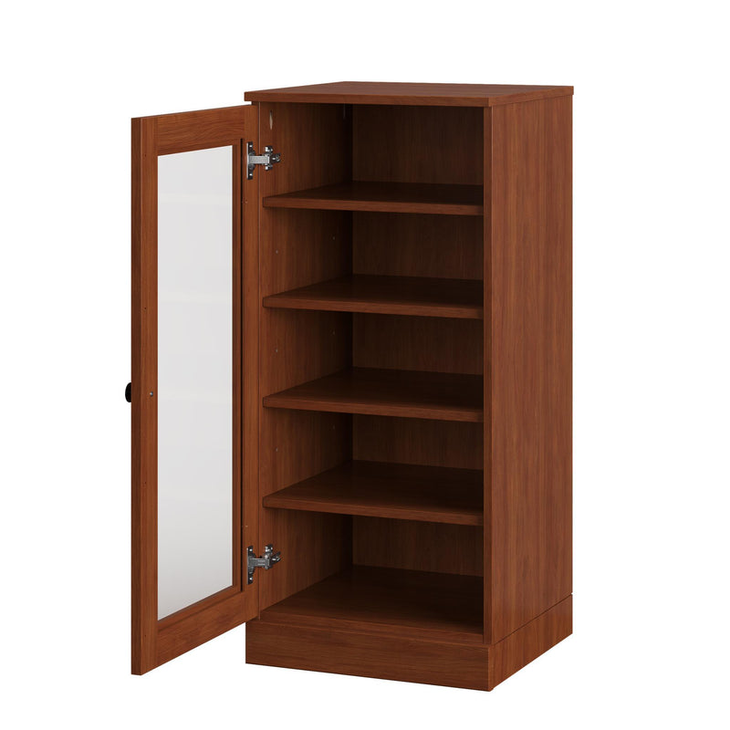 Ten Pair Solid Woodshoe Storage Cabinet (752246) - Coffee