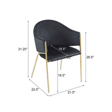 Load image into Gallery viewer, Modern Upholstered Dining Chair With Frame And Plush Velvet

