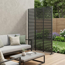 Load image into Gallery viewer, Three Panel Screen Room Divider (720063) - Black
