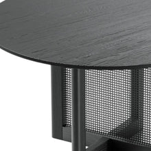 Load image into Gallery viewer, 52" Solid Wood Rounded Bar Table - Black
