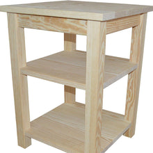 Load image into Gallery viewer, 28" Solid Wood Nightstand - Tan
