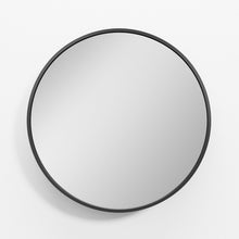 Load image into Gallery viewer, 24" Round Metal Framed Mirror Set - Black
