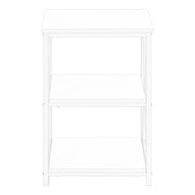 Load image into Gallery viewer, Rectangular Metal Accent Table - White
