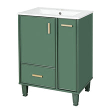Load image into Gallery viewer, Bathroom Vanity With Sink, Deep Drawer, Door Shelf, 2 Tier Basket
