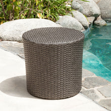 Load image into Gallery viewer, Barrel Side Table With Handcrafted Details
