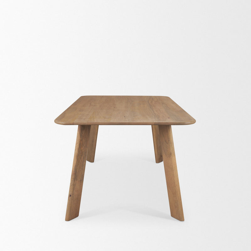 Solid Wood Dining Table (727887) - Brown