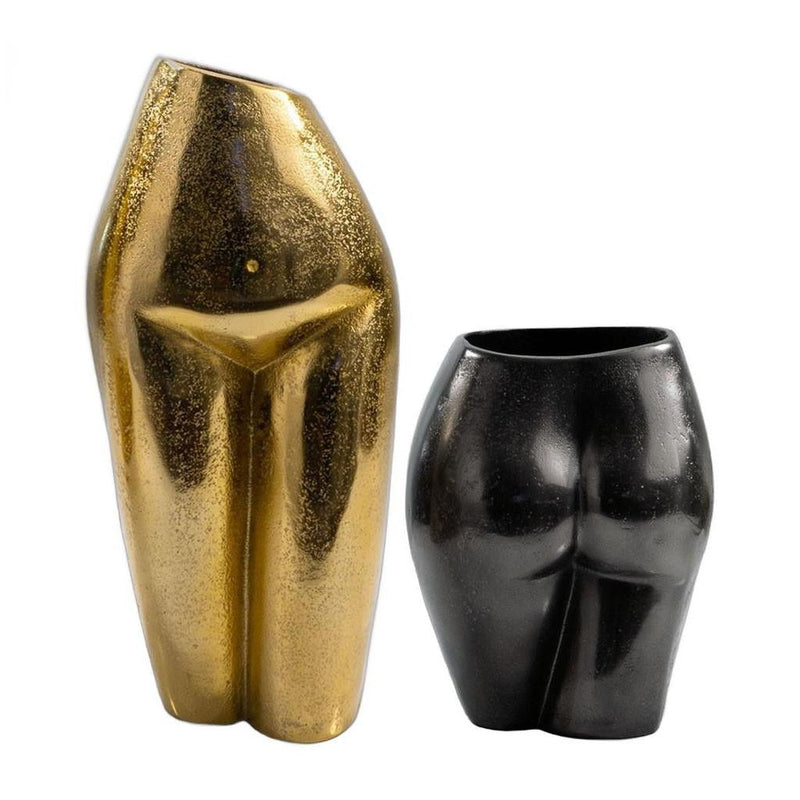 Female Form Table Vase - Antiqued Bronze
