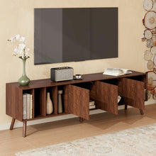 Load image into Gallery viewer, TV Stand With 5 Legs, Media Console Table For Tvs Up To 75" - Walnut
