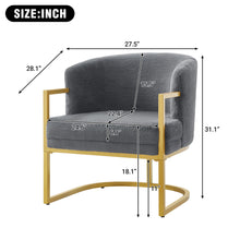 Load image into Gallery viewer, Upholstered Reading Accent Armchair For Living Room
