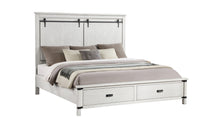 Load image into Gallery viewer, Loretta Modern Style Queen Bed Made with Wood in Antique White
