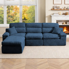 Load image into Gallery viewer, Corner Chaise Sofa With High Backrest
