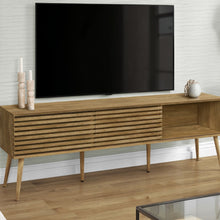 Load image into Gallery viewer, TV Stand, 72 Inch, Media Entertainment Center, Storage Cabinet, Console, Storage Shelves, Contemporary &amp; Modern - Walnut

