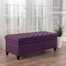 Load image into Gallery viewer, Juliana - Storage Ottoman With Birch Legs

