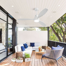 Load image into Gallery viewer, Ceiling Fan With Reversible DC Motor, LED Light, Solid Blades, Remote Control
