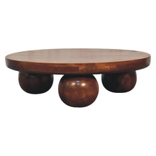 Load image into Gallery viewer, Central Ball Table - Chestnut
