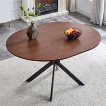 Load image into Gallery viewer, Extendable Round Dining Table - Walnut
