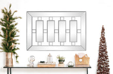 Load image into Gallery viewer, 24" Glass Framed Accent Mirror - Clear
