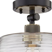 Load image into Gallery viewer, Shaded Dimmable Flush Chandelier With Shades - Gray
