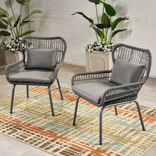 Load image into Gallery viewer, Southport - Club Chair With Woven Rope And Cushions
