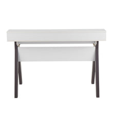 Load image into Gallery viewer, Wishbone - Contemporary Desk - Gray / White
