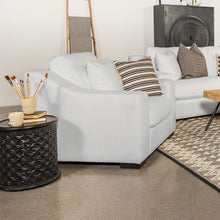 Load image into Gallery viewer, Chelan - Upholstered Sloped Arm Accent Chair - White
