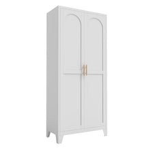Load image into Gallery viewer, Shapely Doors Cabinet, Metal Storage Cabinet With Doors And Adjustable Shelves
