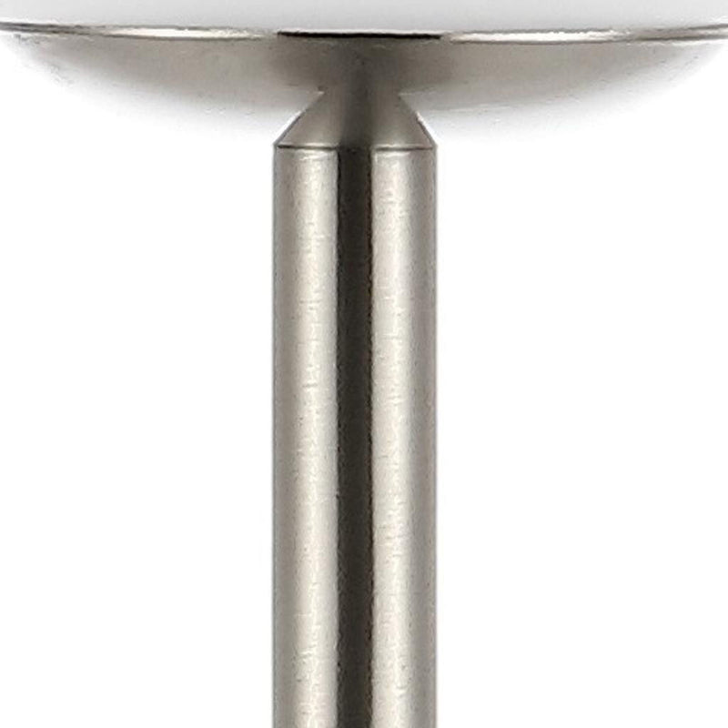 12" Novelty USB Table Lamp With Globe Shade - Nickel