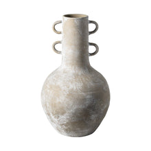 Load image into Gallery viewer, Whitewash Double Handle Vase - Rust
