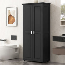 Load image into Gallery viewer, Storage Cabinet With Adjustable Shelves, 2 Doors, Rectangle Design For Bathroom
