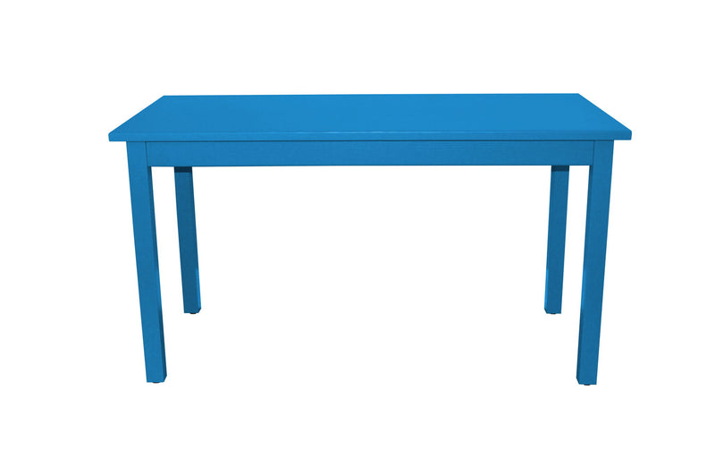 48" Solid Wood Dining Table - Caribbean Blue