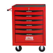 Load image into Gallery viewer, Rolling Metal Tool Chest With Drawers, Steel Storage Cabinet With Ball Bearing Slides
