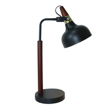 Load image into Gallery viewer, Glowlite - Table Lamp With Cone Shade - Black
