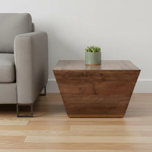 Load image into Gallery viewer, Solid Wood Square End Table - Dark Brown

