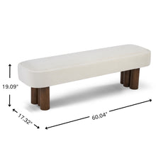 Load image into Gallery viewer, Indoor Upholstered Dining Bench
