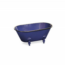 Load image into Gallery viewer, Hand Painted Decorative Tub Tabletop Sculpture (399641) - Blue
