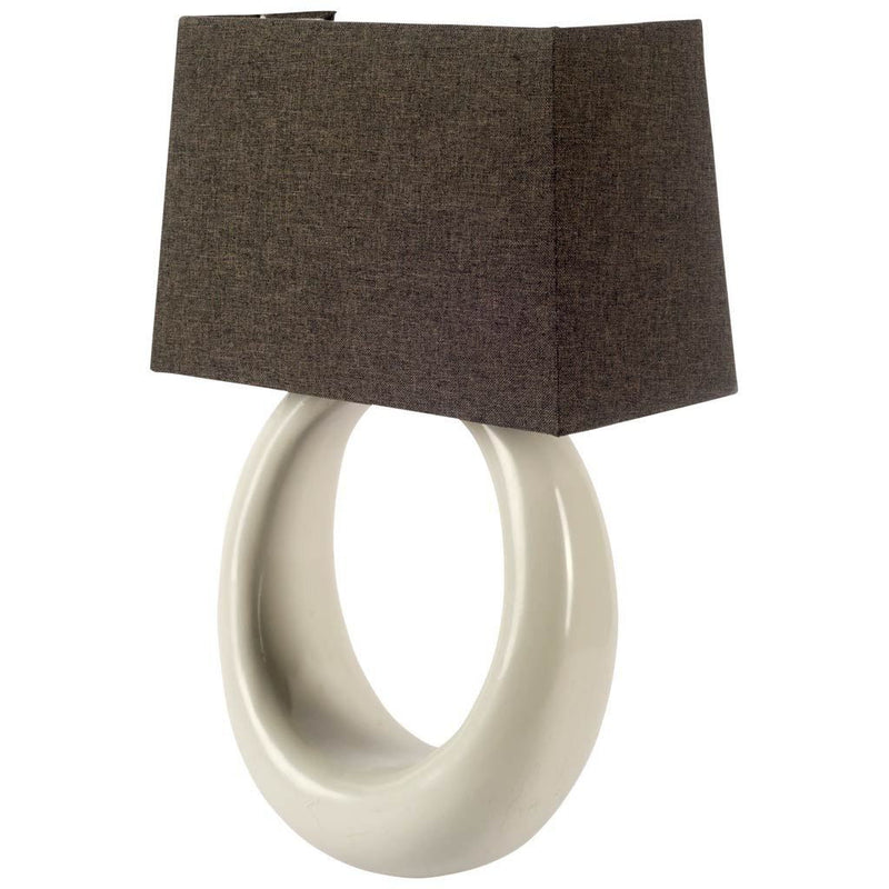 1Metal Fabric Corner Wall Light - Gray