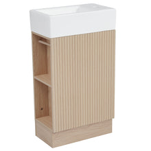 Load image into Gallery viewer, Modern Bathroom Vanity With Sink And 2 Tier Shelf
