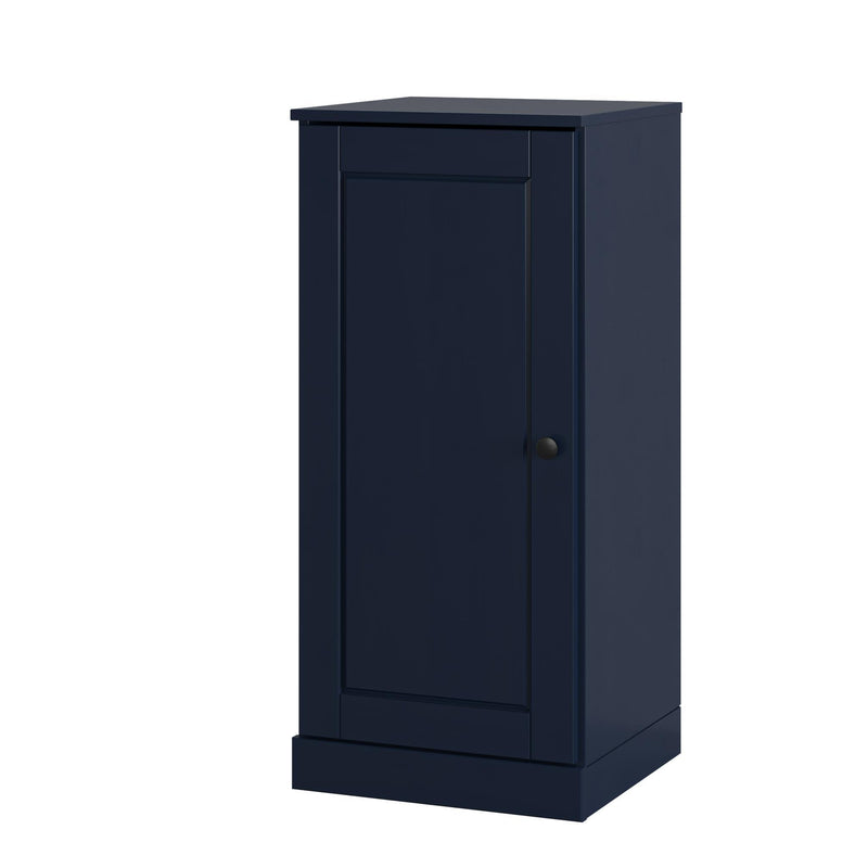 Ten Pair Solid Woodshoe Storage Cabinet (752071) - Navy Blue