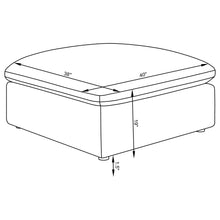 Load image into Gallery viewer, Hobson - Square Upholstered Comfort - Ivory
