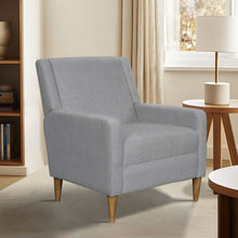 Load image into Gallery viewer, Upholstered Accent Armchair - Light Gray
