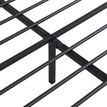 Load image into Gallery viewer, King Bed Frame with Storage Headboard, Charging Station and LED Lights, Upholstered Platform Bed with Heavy Metal Slats, No Box Spring Needed, Noise Free, Easy Assembly, Dark Gray
