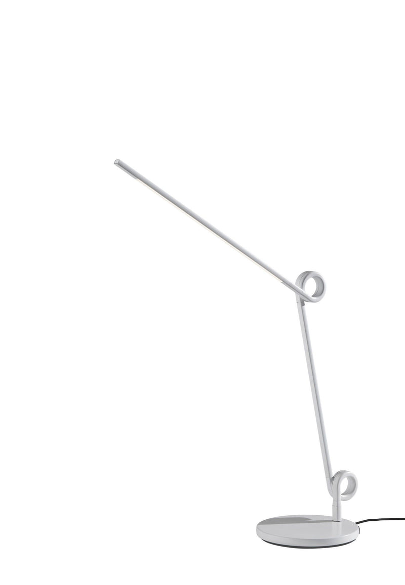 Metal Novelty Desk Table Lamp - White