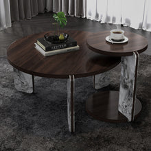 Load image into Gallery viewer, Coffee Table Set With Center Table &amp; Side Table
