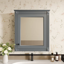 Load image into Gallery viewer, Wall Mounted Bathroom Storage Cabinet With Mirror, Medicine Cabinet With Height Adjustable Shelf
