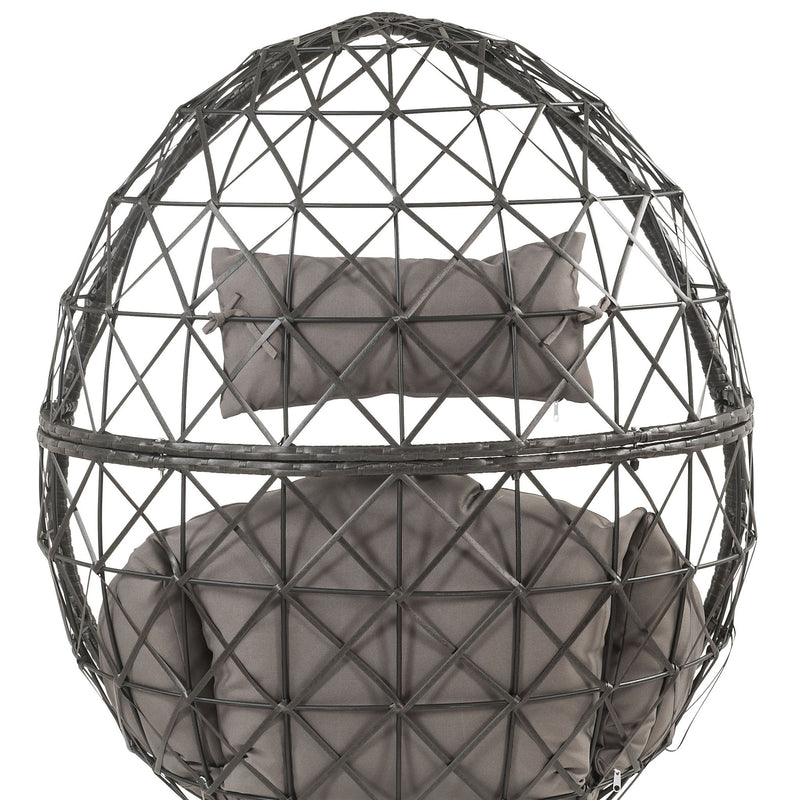 Aeven - Patio Lounge Chair - Light Gray