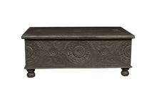 Load image into Gallery viewer, Solid Wood Distressed Lift Top Coffee Table - Black
