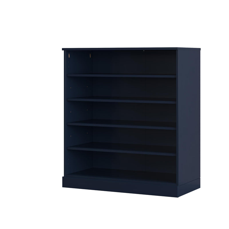 Twenty Pair Solid Woodshoe Storage Cabinet (752326) - Navy Blue