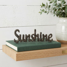Load image into Gallery viewer, Hand Painted Sunshine Sculpture - Black
